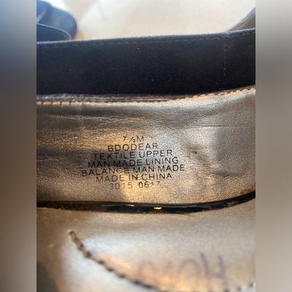 Bandolino Black Suede Ankle Strap Heel - Picture 6 of 6